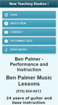 Mobile Screenshot of benpalmermusic.com